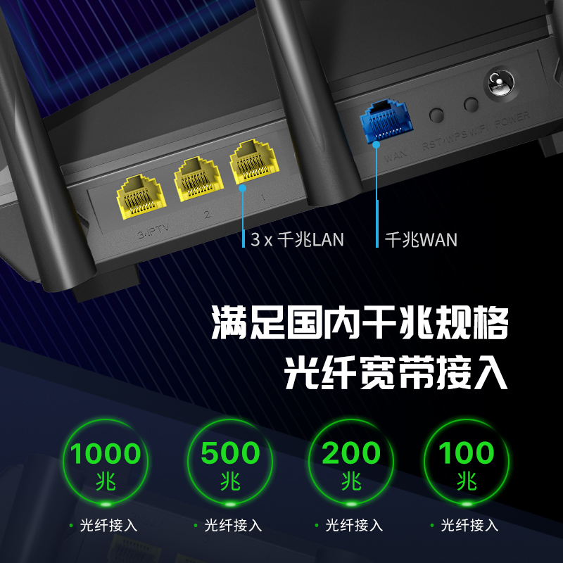 腾达（Tenda）AC11 双千兆路由器穿墙增强型家用游戏无线路由器智能5G双